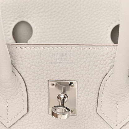 Hermes Togo Birkin 25 Gris Pale 6 of 15