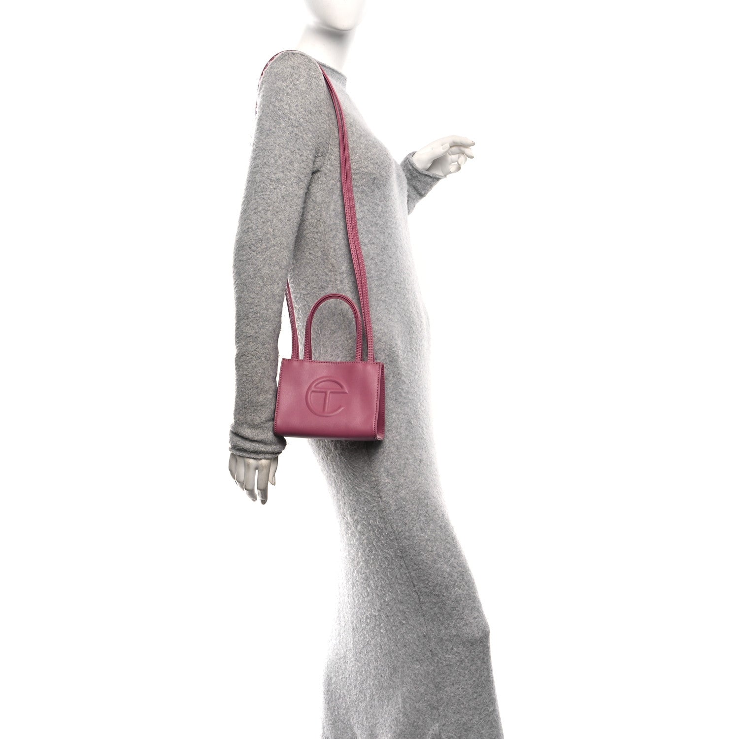 Telfar Vegan Leather Small Shopping Bag Corned Beef 2 of 10