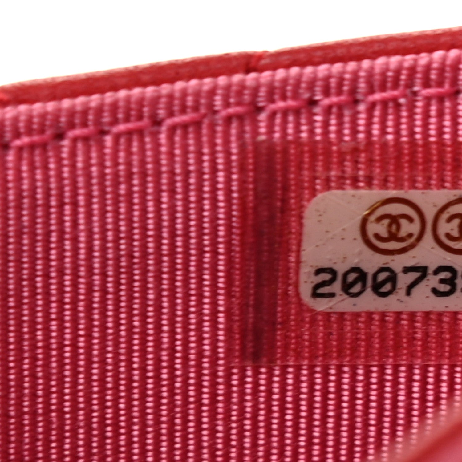 Chanel Lambskin Quilted Small Flap Wallet Red Pink 8 of 8