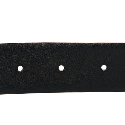 Chanel Calfskin CC Reversible Belt 90 Black Burgundy 3 of 7