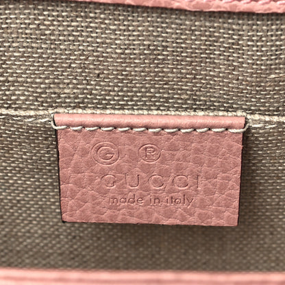 Gucci Dollar Calfskin Small Interlocking G Shoulder Bag Soft Pink 6 of 11