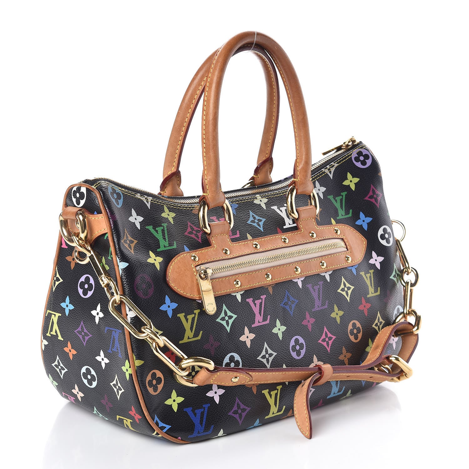 Louis Vuitton Monogram Multicolor Rita Black 4 of 11