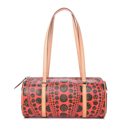 Louis Vuitton Monogram Kusama Pumpkin Dots Papillon 30 Red 1 of 12