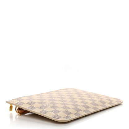 Louis Vuitton Damier Azur Neverfull MM GM Pochette 4 of 7