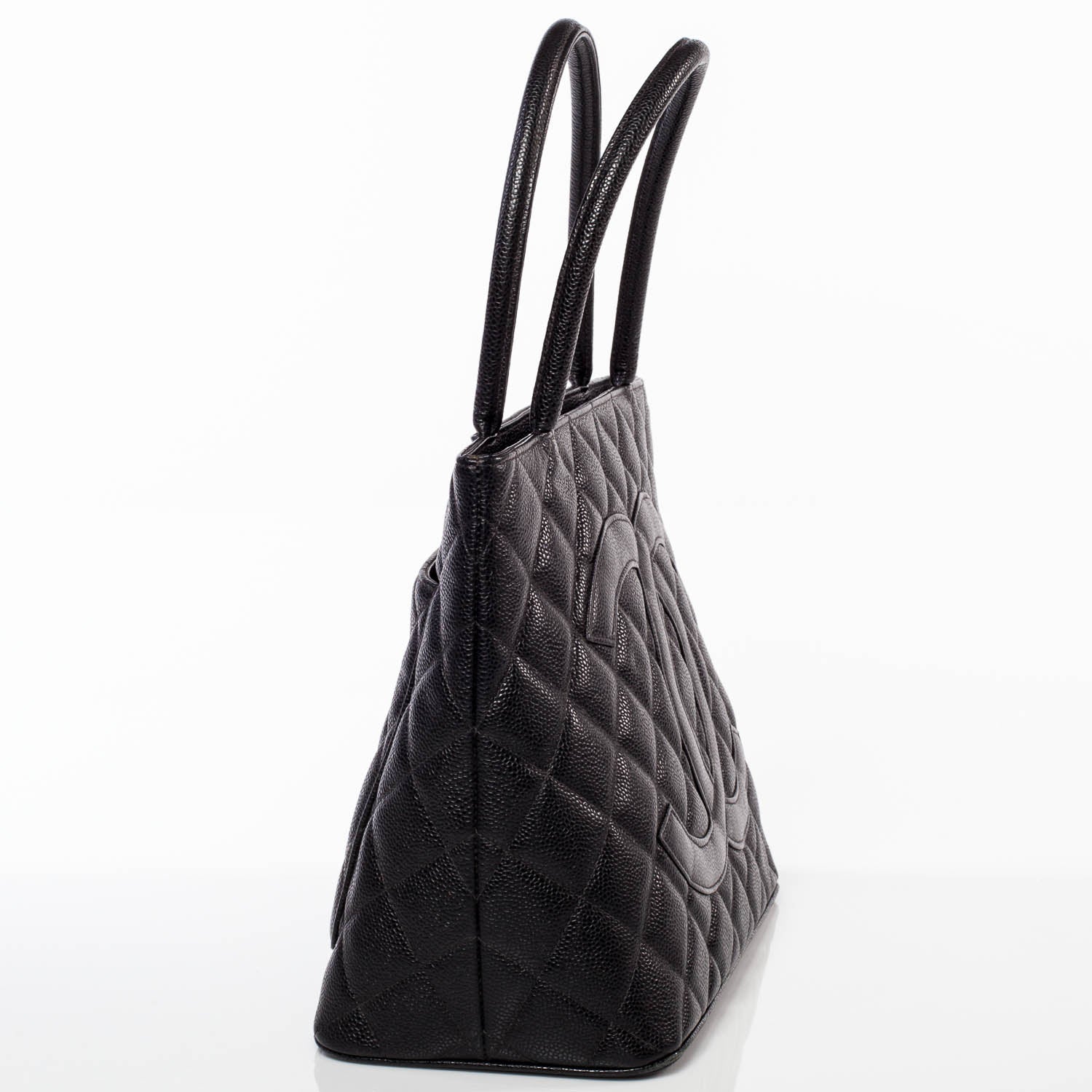 Chanel Caviar Medallion Tote Black 4 of 8