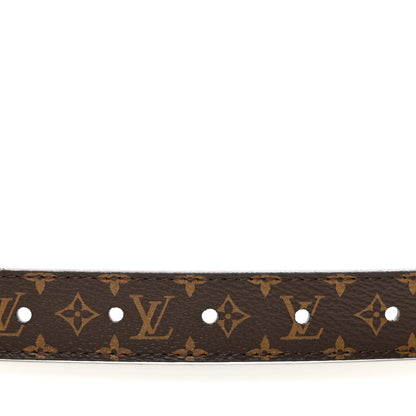 Louis Vuitton Mini Monogram 25mm LV Initiales Belt 80/32 6 of 7