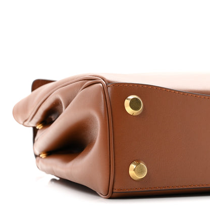 Balenciaga Natural Smooth Calfskin Small Rodeo Top Handle Handbag New Tan 8 of 9