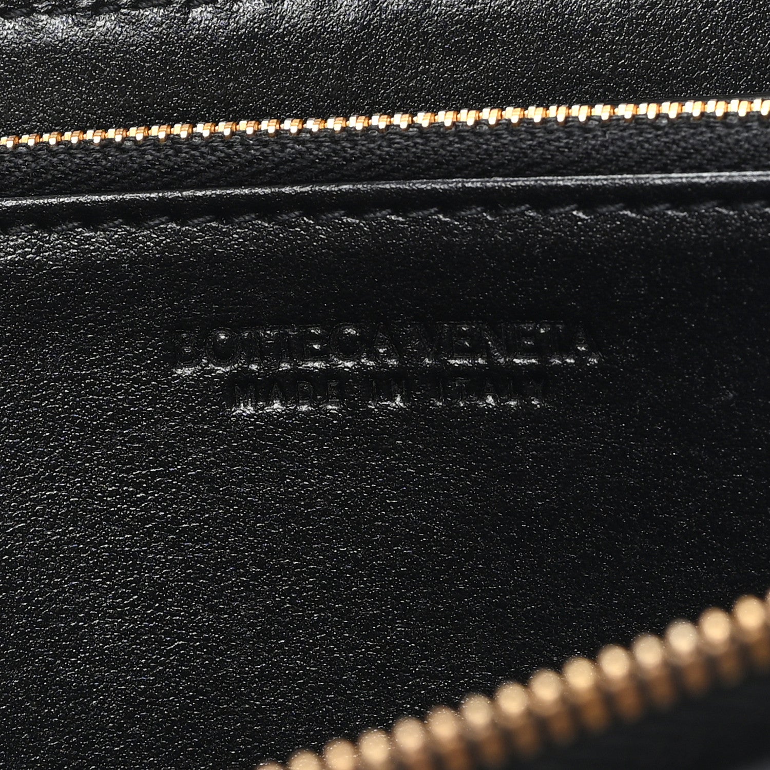 Bottega Veneta Nappa Maxi Intrecciato Zip Around Wallet Black 6 of 7