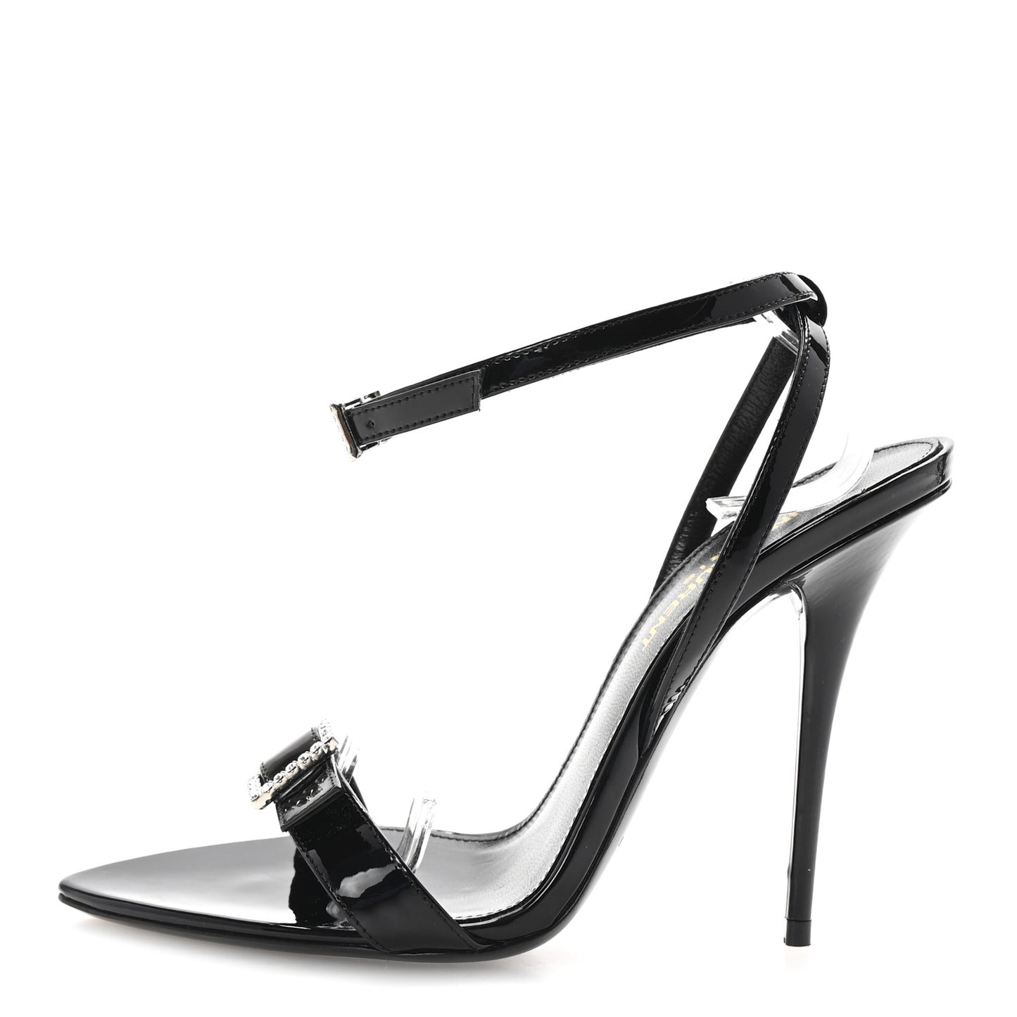 Vernice Crystal Gippy 110 Sandals 35 Black