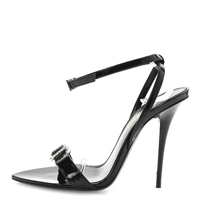 Saint Laurent Vernice Crystal Gippy 110 Sandals 35 Black 1 of 9