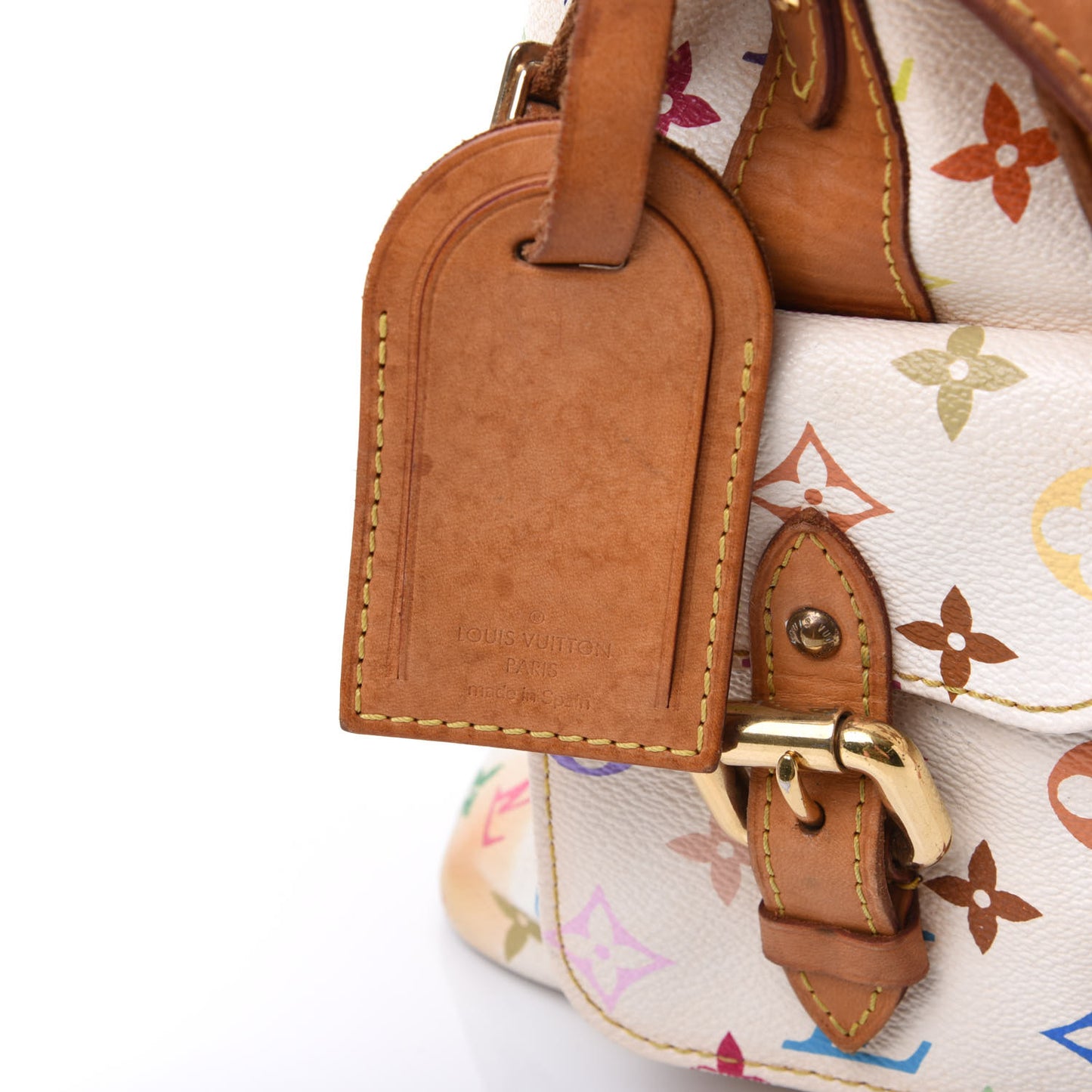 Monogram Multicolor Petit Noe White