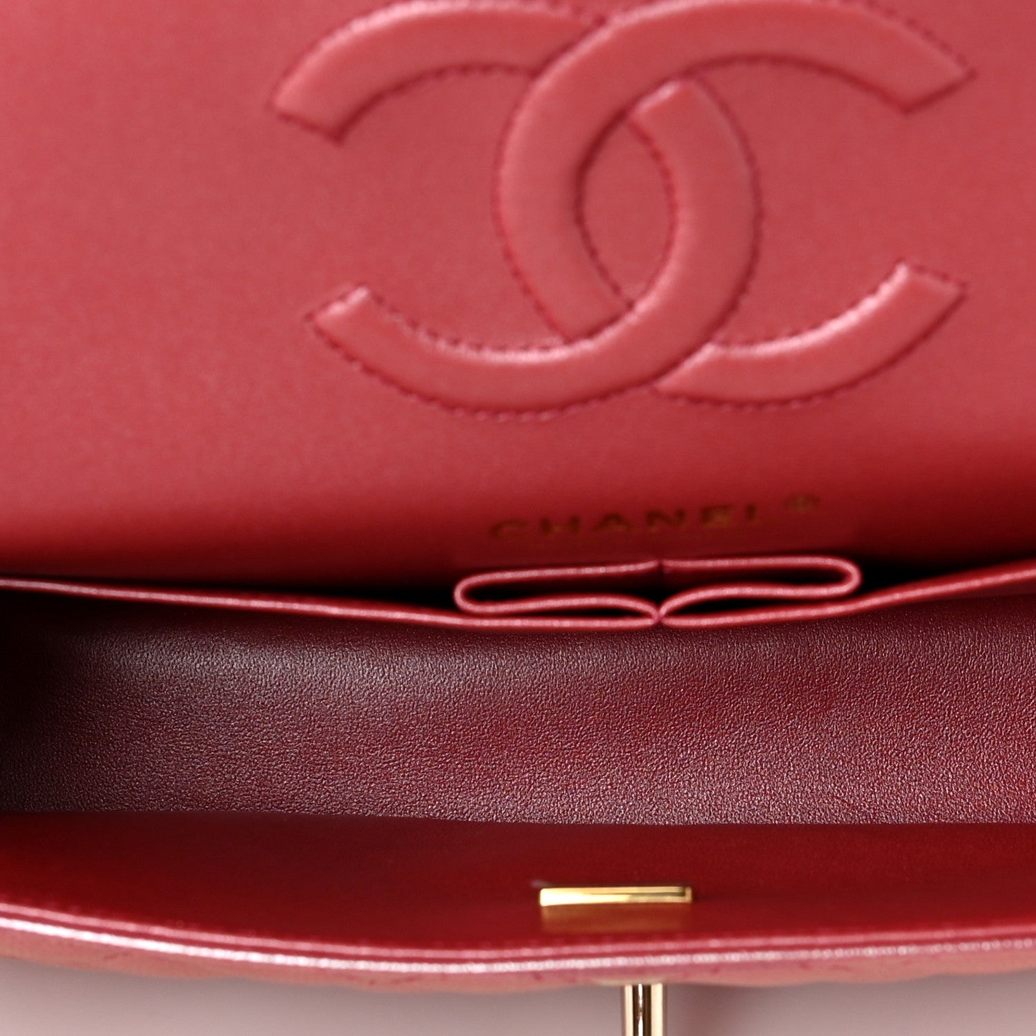 Chanel Iridescent Caviar Quilted Medium Double Flap Pink 4 of 8