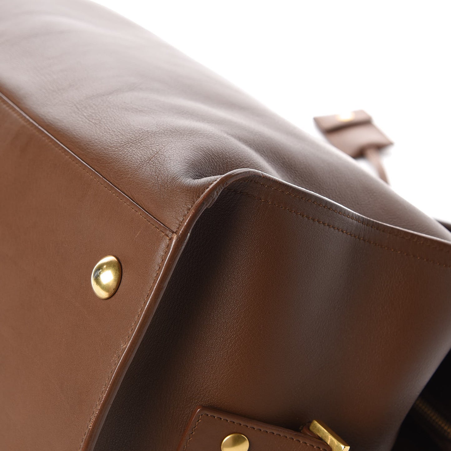 Calfskin Medium Classic Y Cabas Brown