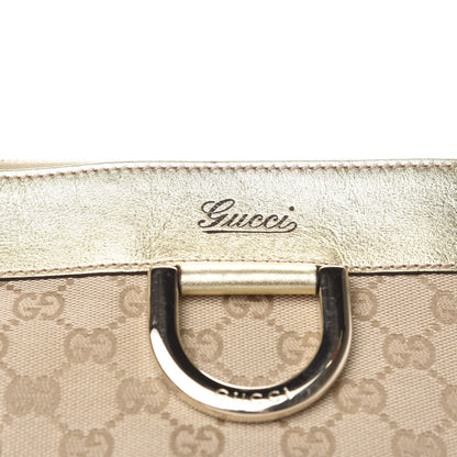 Gucci Metallic Monogram D Gold Tote Gold 14 of 14