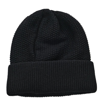 Chanel Cashmere CC Beanie Hat Black Pink 2 of 4