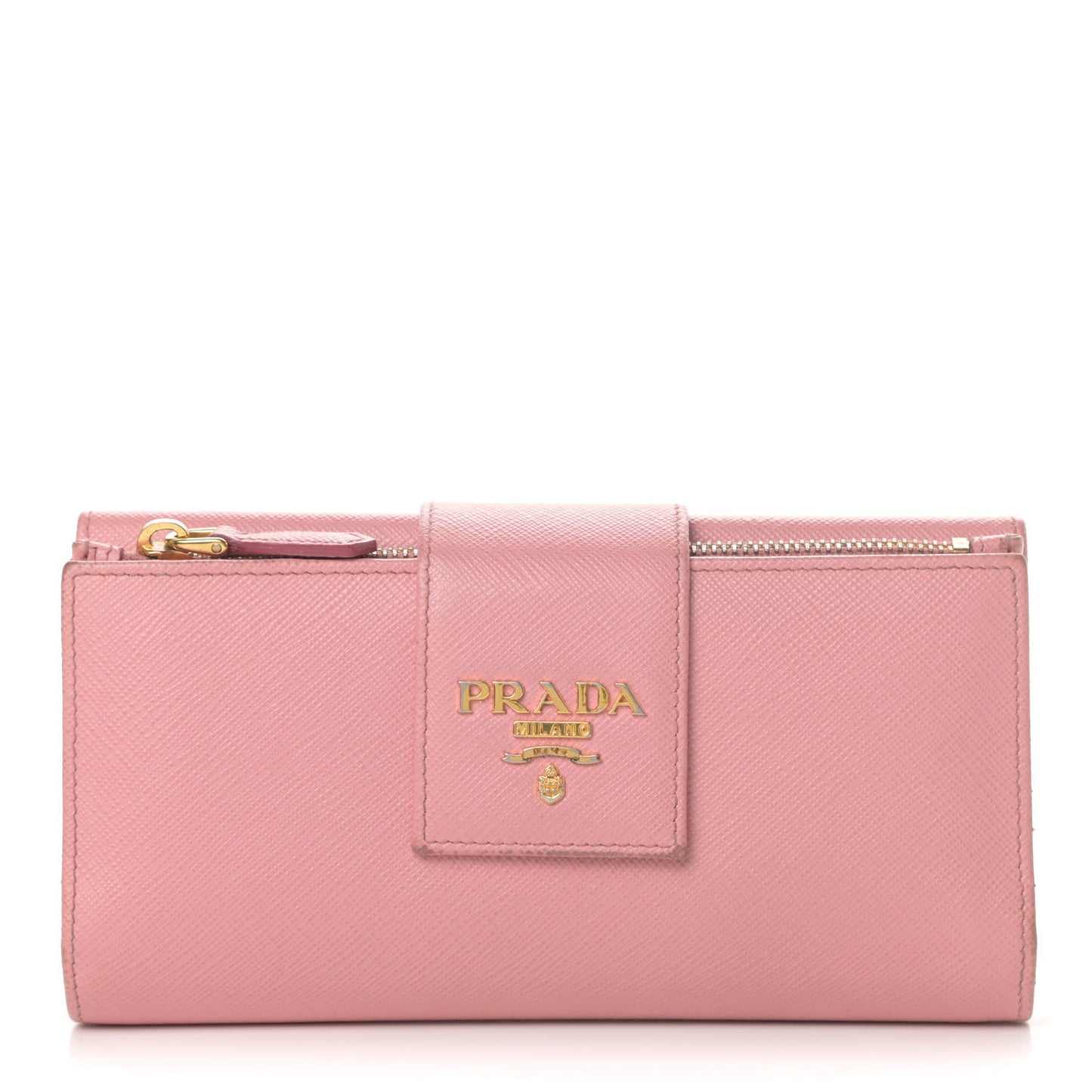Saffiano Metal Tab Wallet Petalo