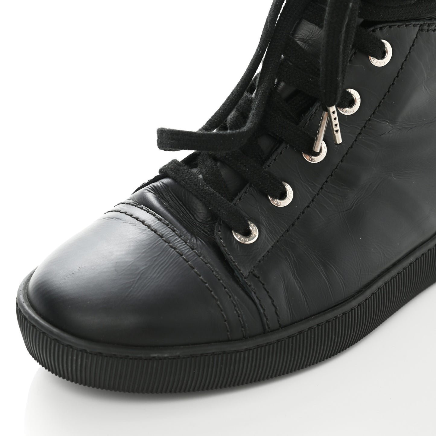 Lambskin Boots 38 Black