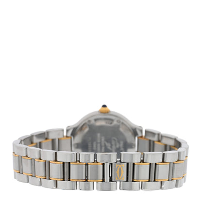 Cartier Stainless Steel 18K Yellow Gold 28mm Must de 21 Quartz Watch 3 of 4