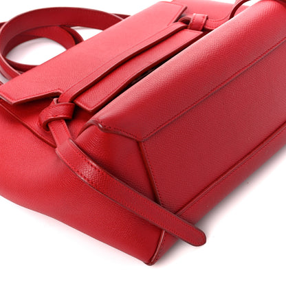 Celine Baby Grained Calfskin Micro Belt Bag Coquelicot 11 of 12
