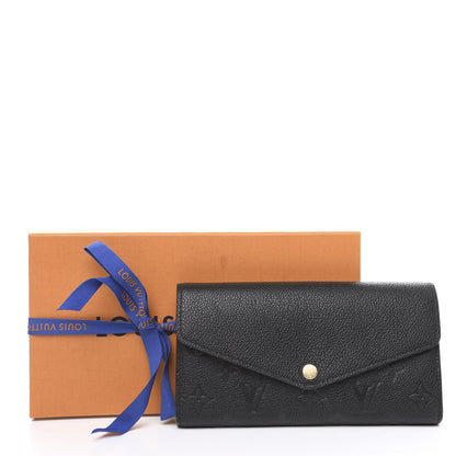 Louis Vuitton Empreinte Sarah Wallet NM Black 8 of 8