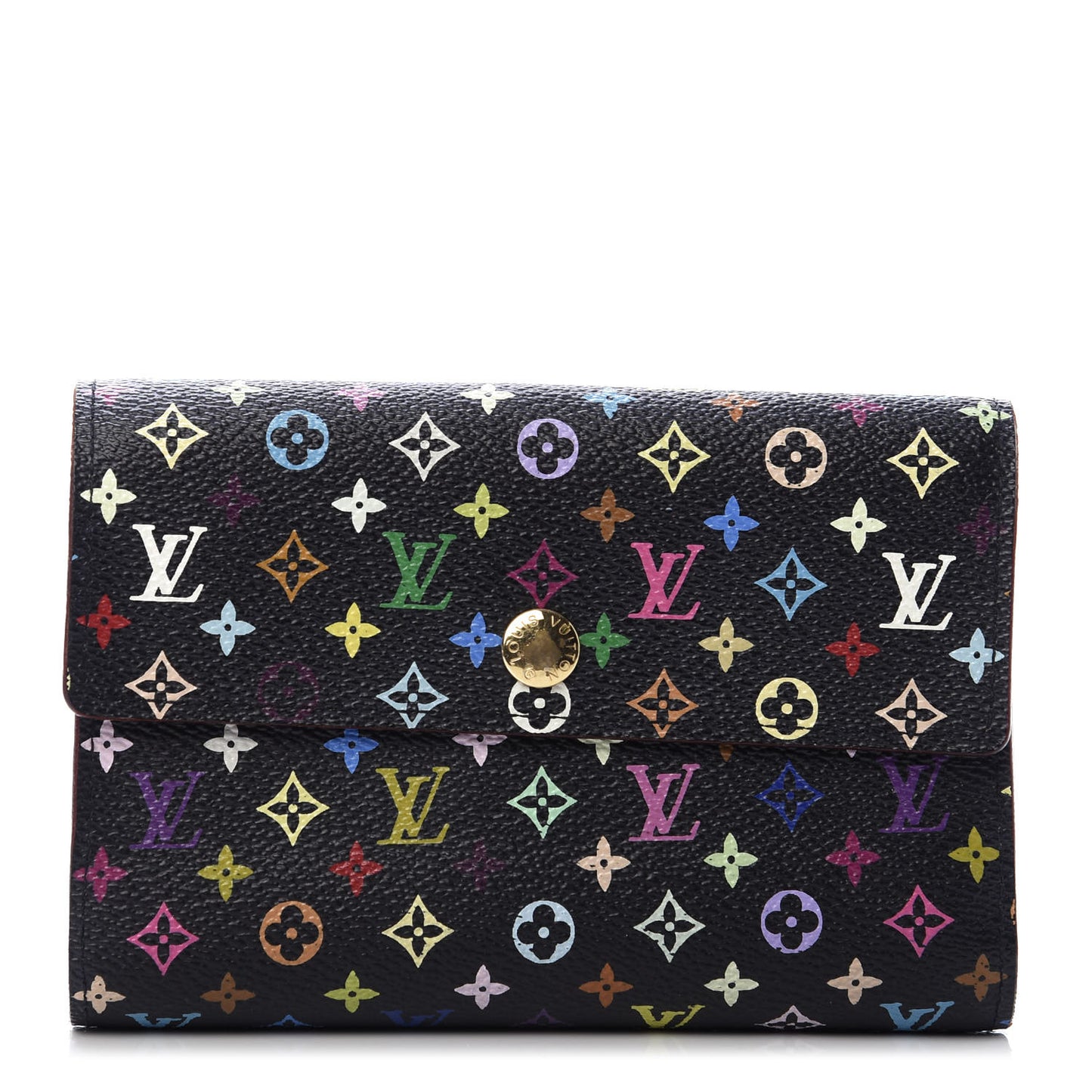 Monogram Multicolor Alexandra Wallet Black
