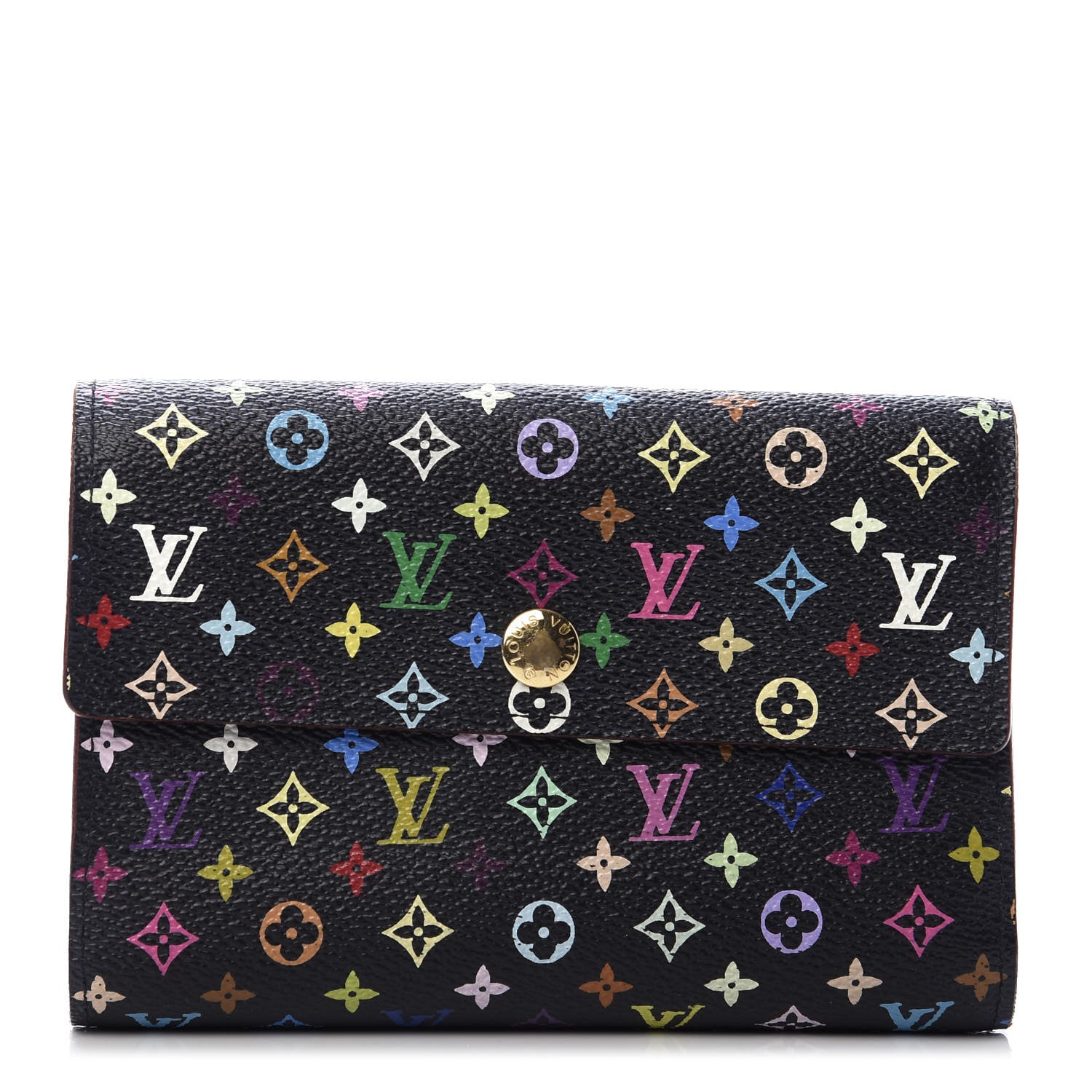 Louis Vuitton Monogram Multicolor Alexandra Wallet Black 1 of 11