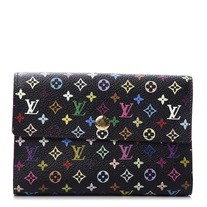 Louis Vuitton Monogram Multicolor Alexandra Wallet Black 1 of 11