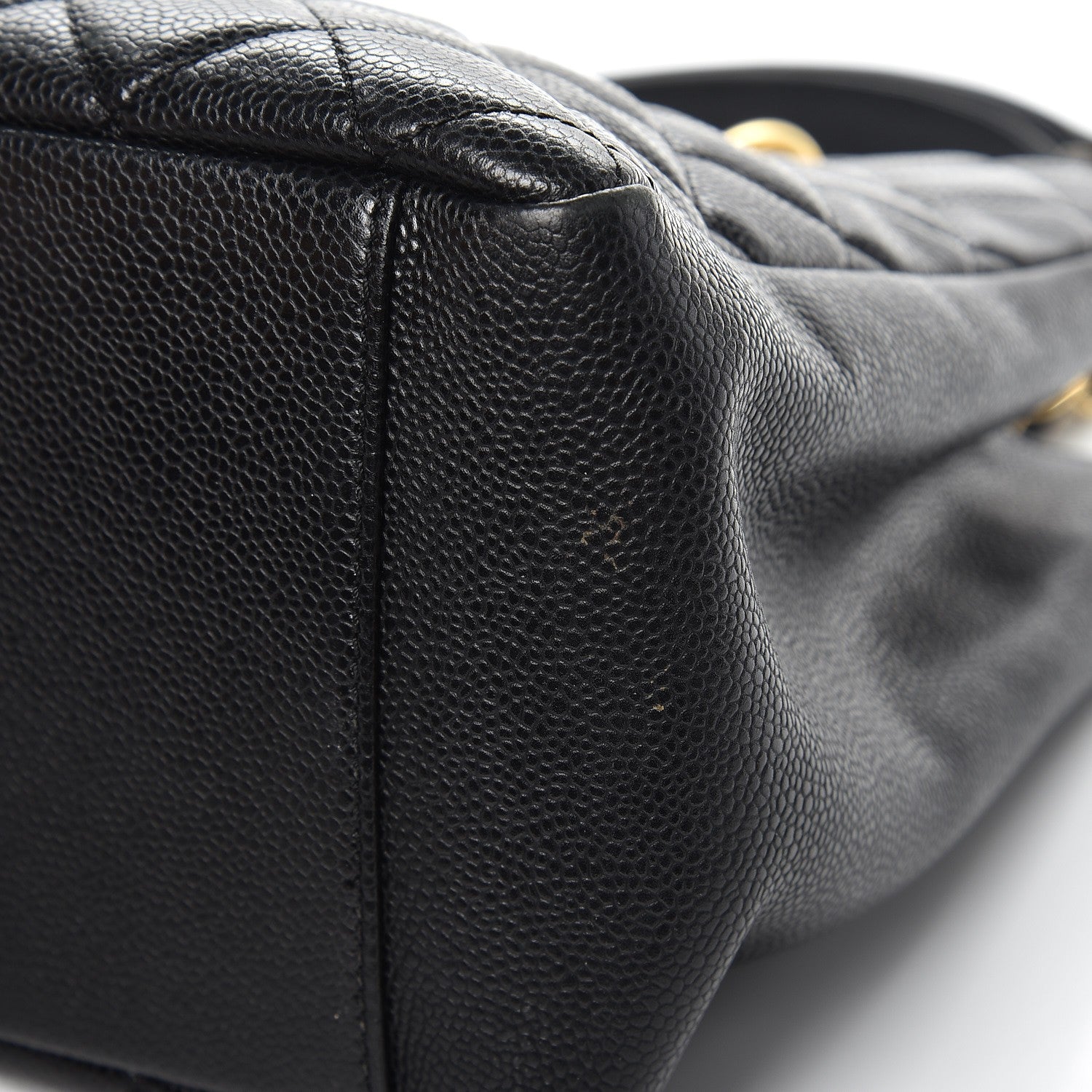 Chanel Caviar Quilted Grand Shopping Tote GST Black 9 of 13