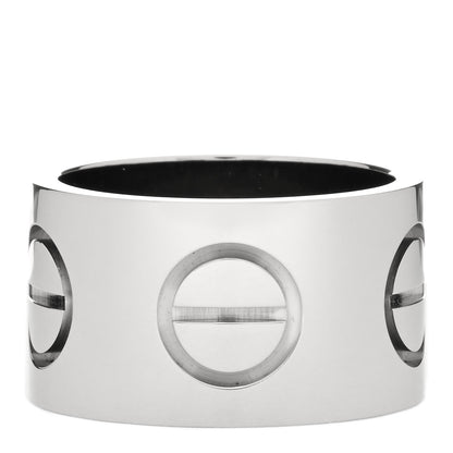 Cartier 18K White Gold 11mm LOVE Ring 51 5.75 1 of 4