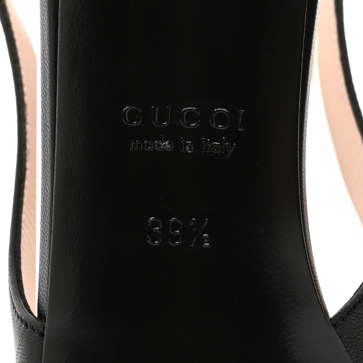 Malaga Kid Horsebit 45mm Slingback Pumps 39.5 Black