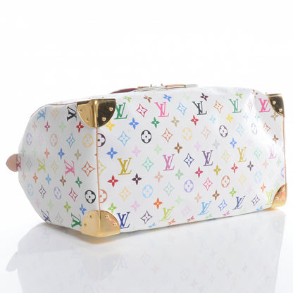 Louis Vuitton Monogram Multicolor Speedy 40 White 4 of 8