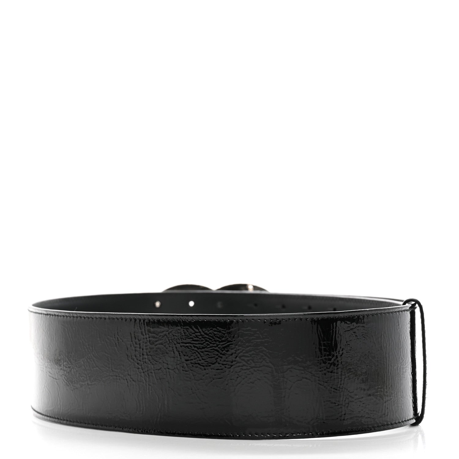 Chanel Patent CC Wide Belt 90 36 Black 2 of 9