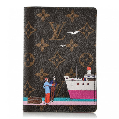 Louis Vuitton Monogram 2016 Christmas Animation Passport Cover Rose Ballerine 1 of 6