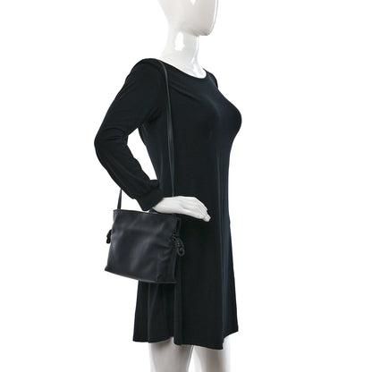 Loewe Calfskin Mini Flamenco Knot Clutch Black 2 of 9