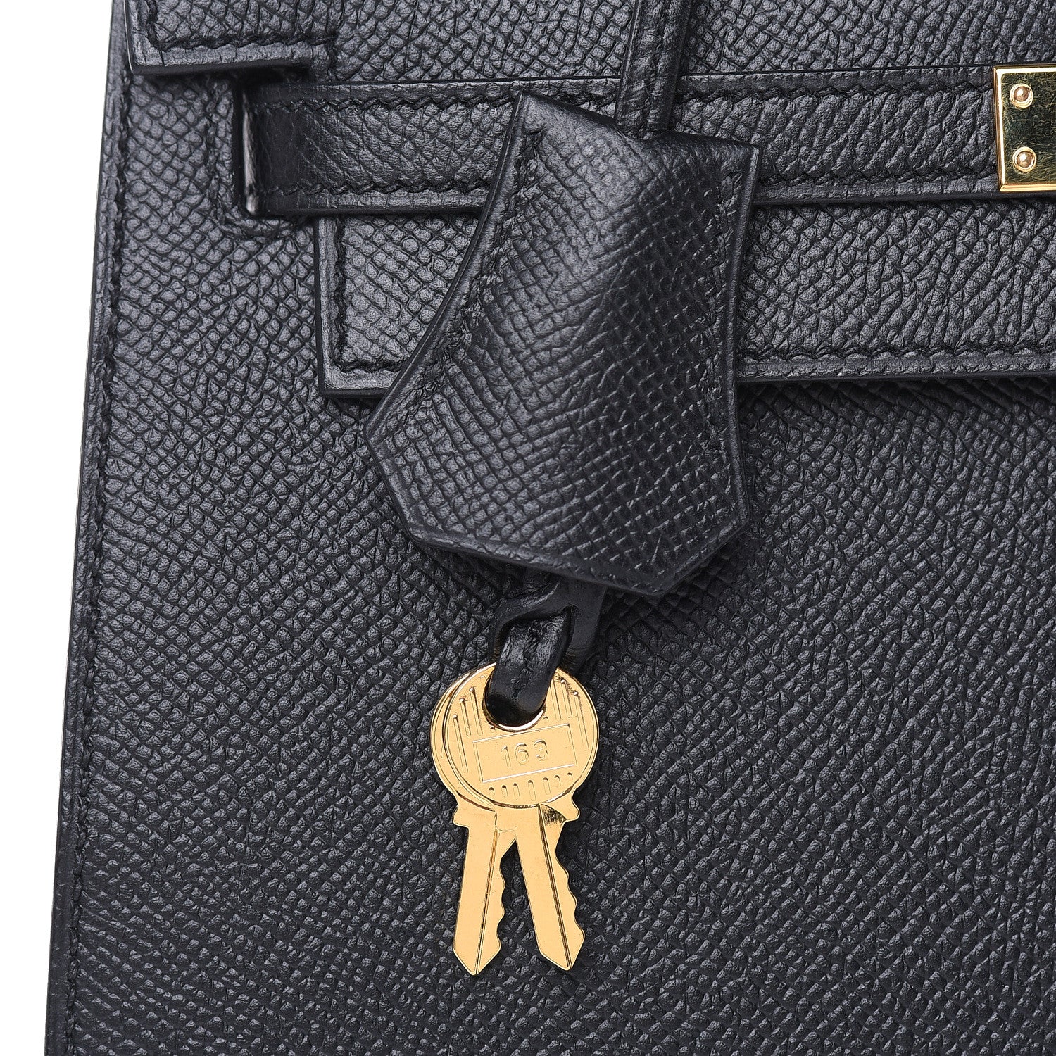 Hermes Epsom Kelly Sellier 25 Black 12 of 34