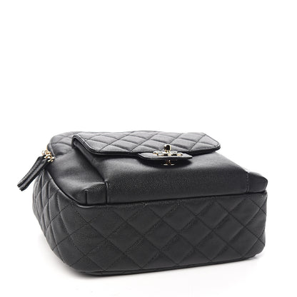 Chanel Caviar Quilted Medium Zip Around Backpack Black 3 of 10