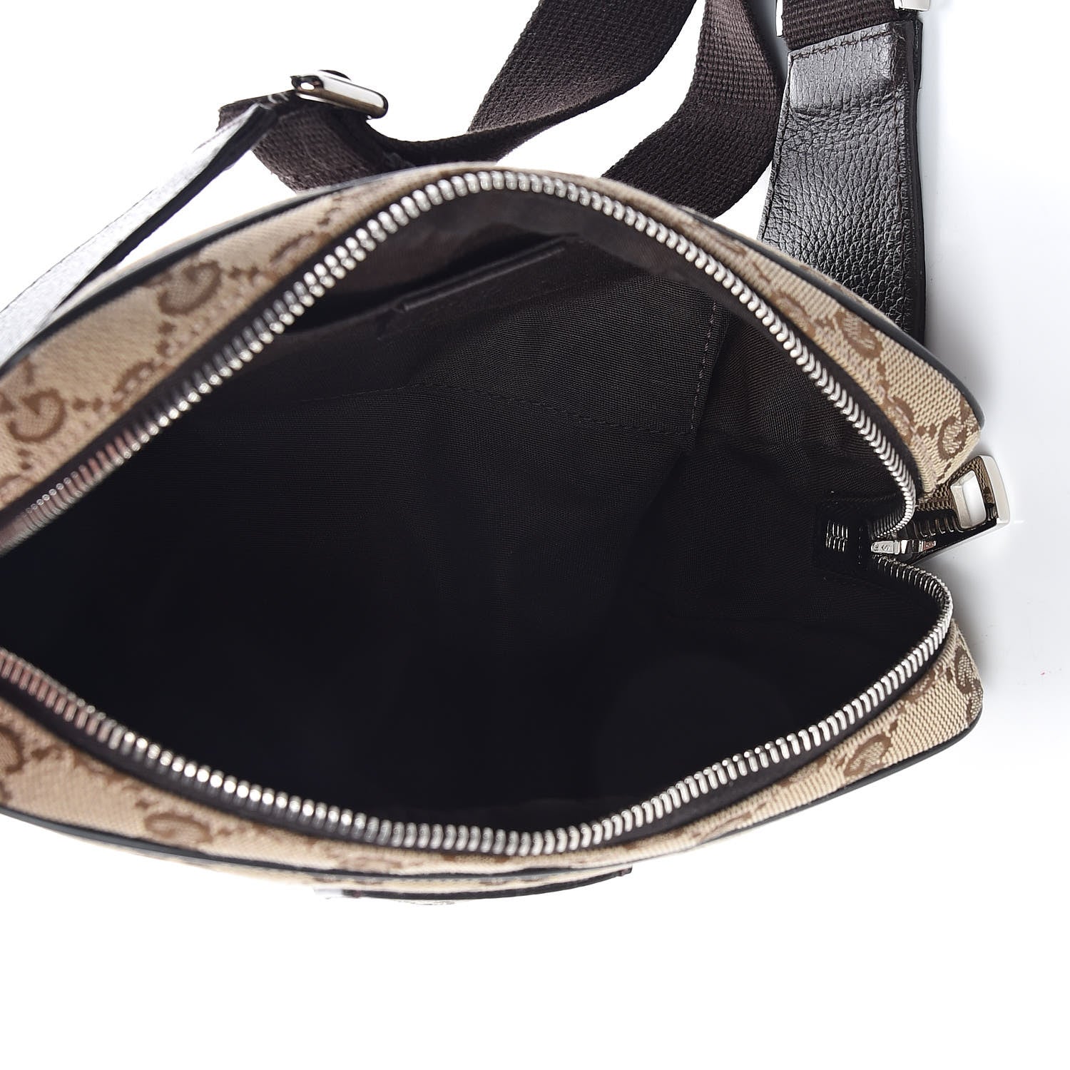 Gucci Monogram Belt Bag Dark Brown 7 of 10