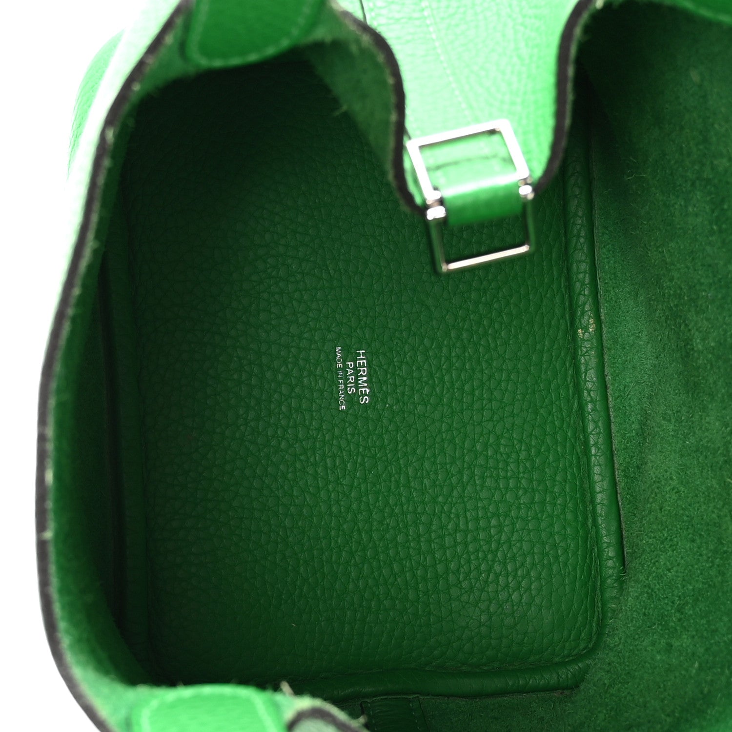 Hermes Taurillon Clemence Picotin Lock 18 PM Bambou 5 of 12