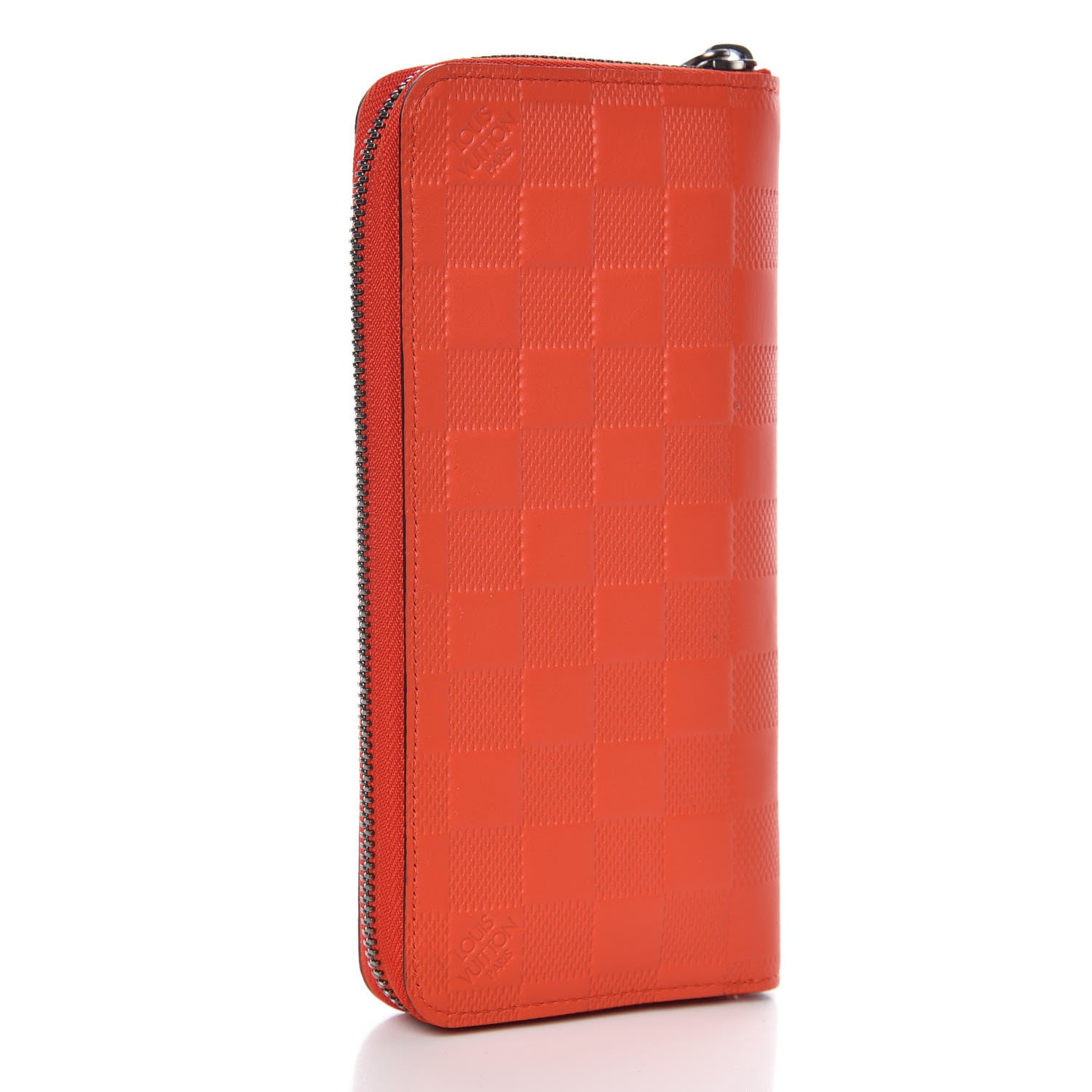 Louis Vuitton Damier Infini Zippy Vertical Wallet Magma 3 of 7