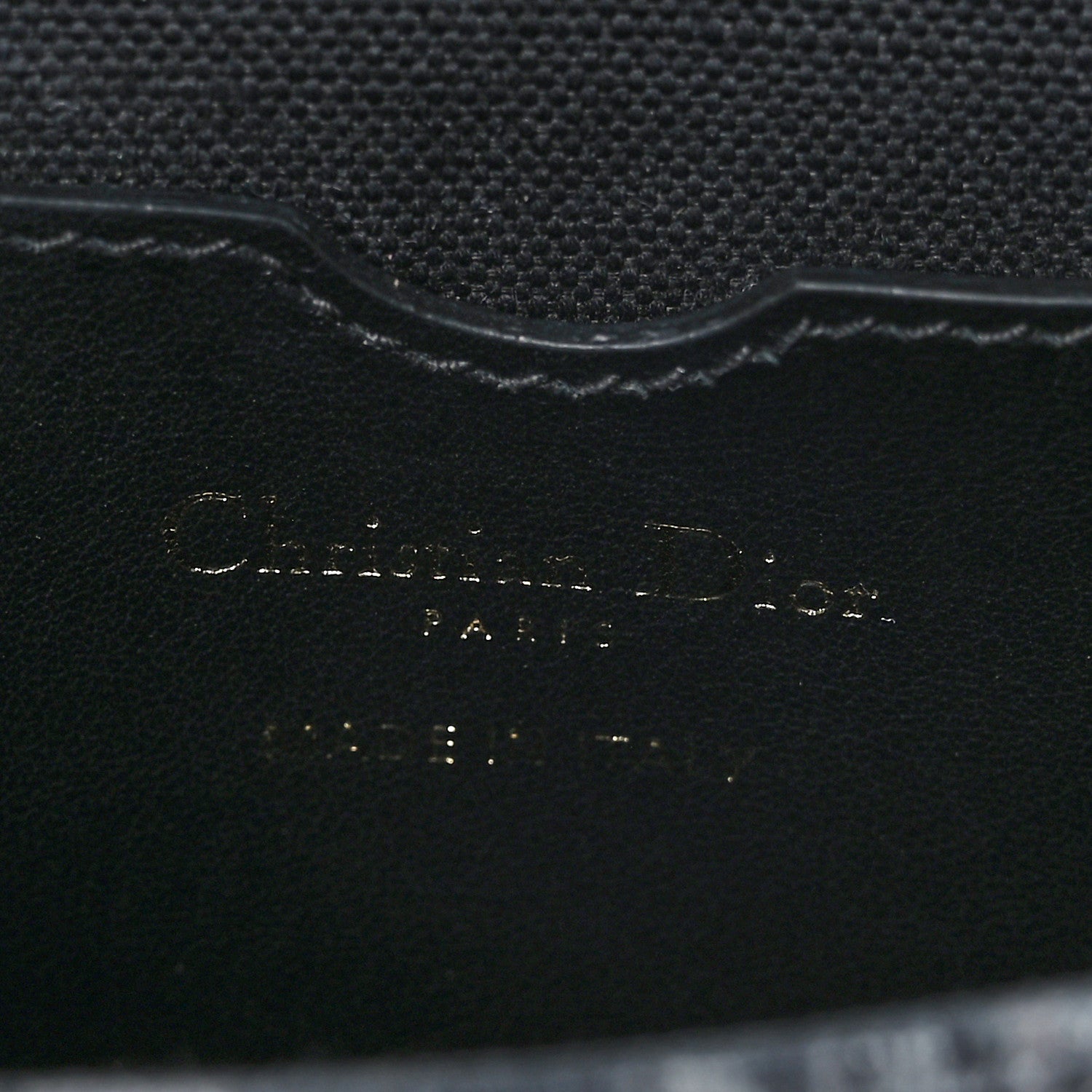 Christian Dior Canvas Mizza Embroidered Medium Bobby Flap Grey Black 6 of 8
