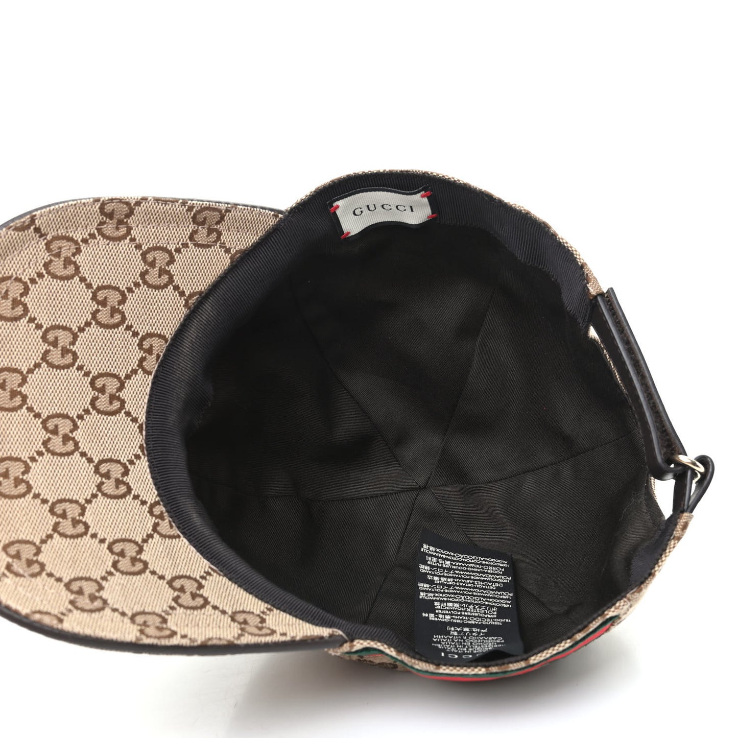 Monogram Web Baseball Hat M Beige Cocoa