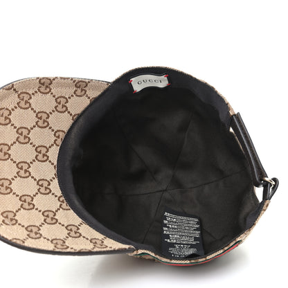 Gucci Monogram Web Baseball Hat M Beige Cocoa 4 of 8