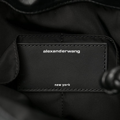 Alexander Wang Lambskin Large Ryan Puffer Bag Black 6 of 10