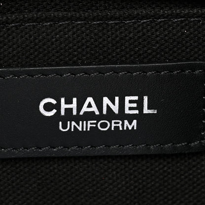 Chanel Calfskin Quilted CC Uniform Flap Belt Bag Black 7 of 9