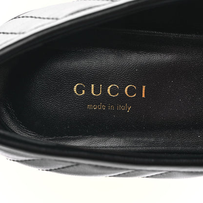Gucci Nappa Matelasse Double G Marmont Loafers 37.5 Black 7 of 9