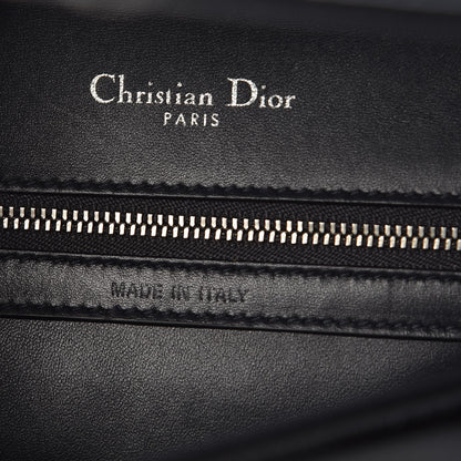 Christian Dior Patent Micro-Cannage Medium Diorama Flap Bag Black 7 of 7
