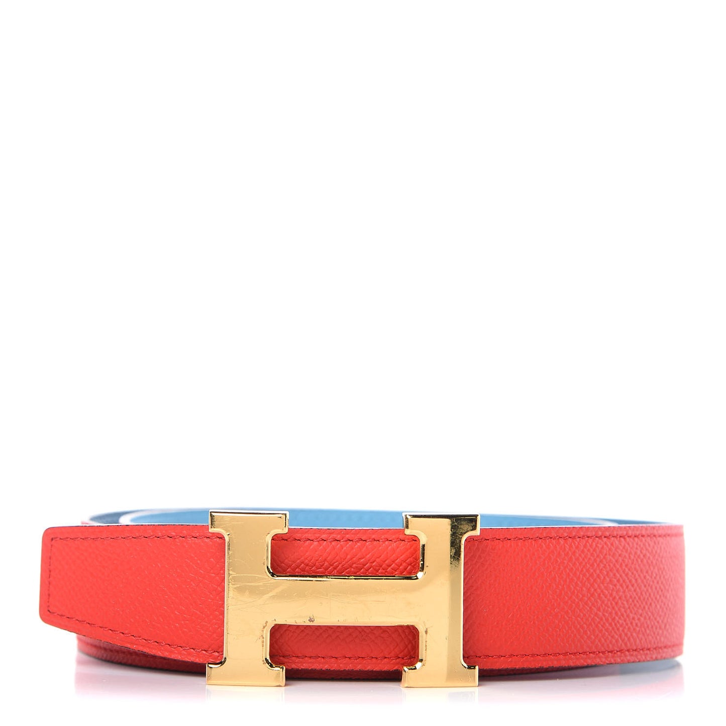 Epsom 32mm H Belt 80 Bleu Du Nord Rouge De Coeur