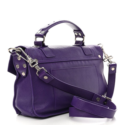 Proenza Schouler Lambskin Tiny PS1 Satchel Amethyst 3 of 11