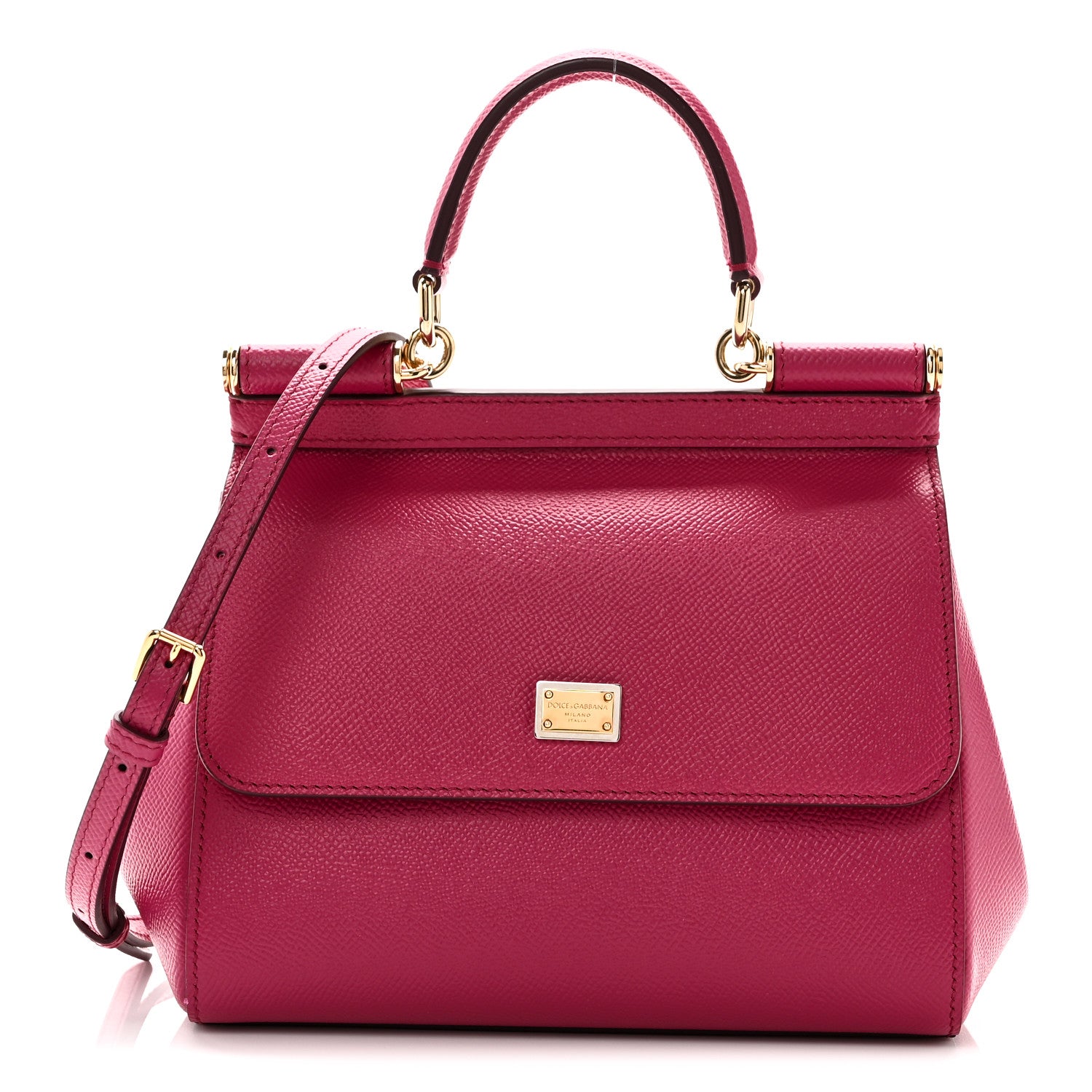 Dolce & Gabbana Dauphine Small Miss Sicily Satchel Ciclamino 1 of 10
