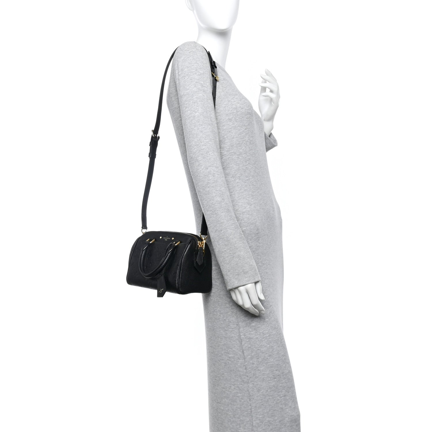 Louis Vuitton Empreinte Speedy Bandouliere 20 NM Black 2 of 9
